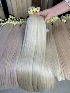 Premium 613 Color Bulk 100% Raw Vietnamese Human <b>Hair</b> <b>Extensions</b> for Supplier Manufactory Straight - Product Image 4