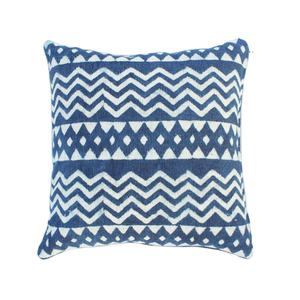 Jaipur-funda de cojín teñido a mano, tipo cuadrado, indigo, dahu, 45X45 CM - Product Image 1