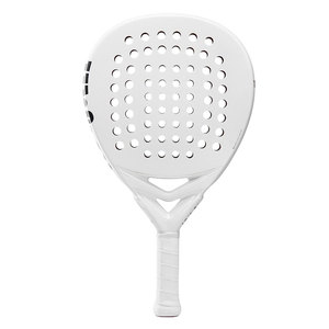Raquette de paddle-tennis haute performance en gros pour usine, avec cadre entièrement en carbone personnalisé, filet en fibre durable et grip pour le sport - Product Image 1
