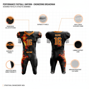 Latest Design OEM ODM Soft Football Uniform Jersey Pants Breathable Sports Apparel For <b>School</b> Team Activities Protective <b>Kit</b> - Product Image 2