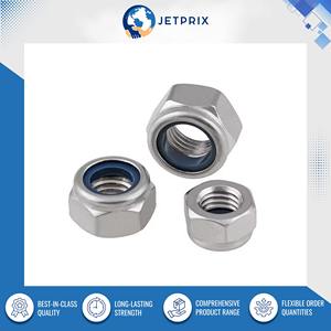 Suministro Directo de Fábrica: Herramientas y Fijaciones de Ferretería - Tuerca de Bloqueo Hexagonal con Inserto de Nylon y Acabado de Latón/Acero Inoxidable en Venta - Product Image 2