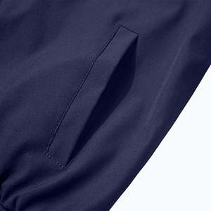 Men Fully Customized High Quality Winter Waterproof <b>Fleece</b> Eco-Friendly Mandarin Collar Front Logo Comfortable Fit Bomber - Product Image 4