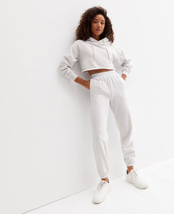 Chándales transpirables de dos piezas con logotipo personalizado para hombre conjuntos de chándal con capucha de color sólido liso de alta calidad técnicas impresas - Product Image 2