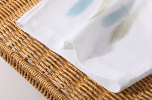 T-shirts en coton oversize unisexes personnalisables pour commande en gros – Style urbain, festival, design minimaliste peint à la main, plusieurs modèles - Product Image 3