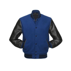 Chaquetas Varsity al por Mayor con Mangas de Cuero y Forro Acolchado para Colecciones de Otoño e Invierno para EE. UU. - Product Image 2