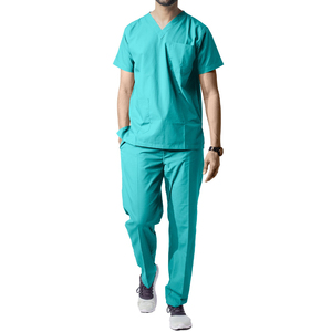 High Quality Classic Medical <b>Scrubs</b> Cotton Polyester Spandex Wholesale <b>Scrubs</b> Suit <b>Sets</b> for Mens Hospital Uniforms - Product Image 5