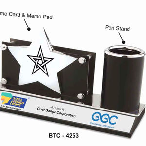 ที่จัดระเบียบโต๊ะทำงานทันสมัยพร้อมที่วางปากกา ที่ใส่นามบัตร และที่วางแผ่นบันทึก - Product Image 1