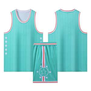 Nouveau style Maillots de basket personnalisés pour hommes Ensembles Lakers Respirants Réversibles Uniformes de basket par sublimation Vente en gros - Product Image 6