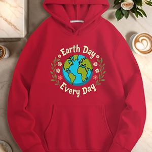 Sudaderas informales para mujer con ilustración del Día DE LA Tierra - Product Image 1