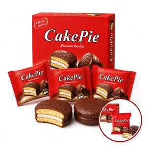 Big Sale Delicious Top Notch Quality Factory In Vietnam Hot Sale <b>Chocolate</b> Pie Packed 12 packs in Box - Product Image 3