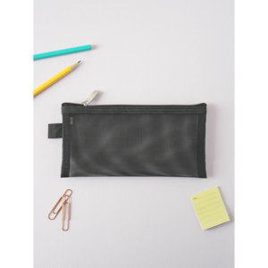 Astuccio a rete piatta 10x20 cm dimensioni convenienti per uso scolastico e in ufficio - Product Image 1