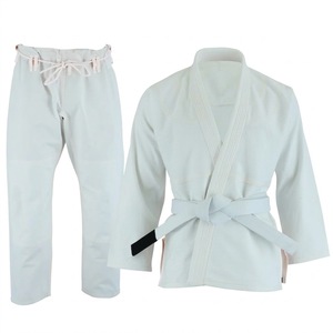 Kimono de Jiu-Jitsu Brésilien 100% Coton avec Logo Personnalisé Blanc – Uniforme de Judo et Arts Martiaux en Gros - Product Image 4