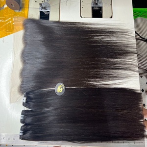 Extensions de cheveux vierges vietnamiens Remy lisses, tissage double trame, cuticules alignées, soyeux et doux pour salon - Product Image 3