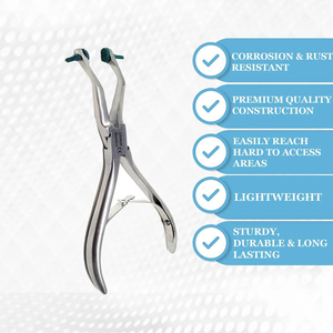 Pinzas manuales para extracción de raíces superiores, de acero inoxidable de grado médico, certificadas CE ISO, clase I, juego de instrumentos quirúrgicos dentales. - Product Image 6