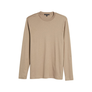 Chemise à manches longues en polyester pour homme sur mesure, vente en gros OEM, chemise de travail décontractée - Product Image 1