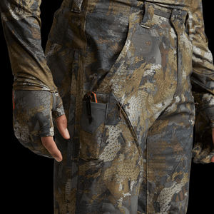 Pantalon de chasse d'extérieur en polyester 100 %, fermeture éclair et boutons sur le devant, côtés et poches, passants de ceinture - Product Image 5