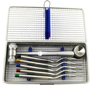 Dental Implantology Sinus Lift Bone Expansion Osteotome <b>Kit</b> Surgical Instruments Set Tools with Hammer Cassette CE ISO Certified - Product Image 1