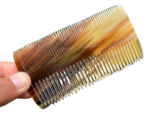 Peines Comunes al por Mayor para Uso en Salones de Belleza: Peine de Masaje de Meridianos con Cabeza de Media Luna de Cuerno de Oveja y Cuerno de Buey - Amigable - Product Image 2