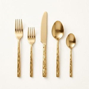 Ensemble de couverts en acier inoxydable poli miroir de qualité supérieure, élégant, pour hôtel, restaurant, mariage, vente en gros - Product Image 2