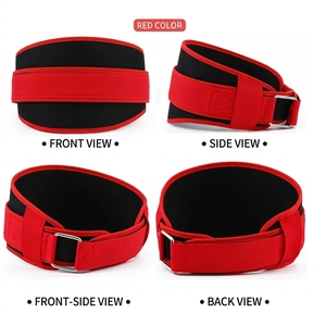 Ceinture de musculation réglable en néoprène, robuste, protection professionnelle, design coupe-vent pour la musculation, hommes, femmes, entraînement physique - Product Image 3