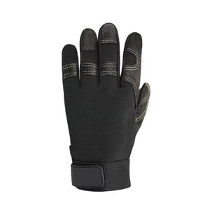Anti-Slip Nylon Work <b>Gloves</b> With Textured Fingertips Elastic Wristband General Purpose Safety <b>Gloves</b> - Product Image 5