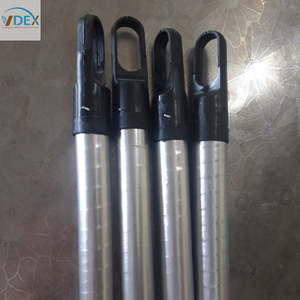 Fregona doméstica con palo de escoba de madera recubierta de PVC gris inspirada en el cabezal de escoba de plástico de diseño vietnamita para limpieza - Product Image 2