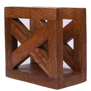 Porte-serviettes en bois, distributeur de serviettes pour tables, accessoires de cuisine et de bureau pour restaurants, décoration de salle à manger et de maison - Product Image 1