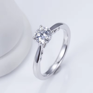 0.8 Carat round 18k Solid Gold <b>Ring</b> Fine Jewelry <b>Rings</b> <b>Men</b> Luxury Birthday Gift Fashion Style Colored Lab Diamond - Product Image 4