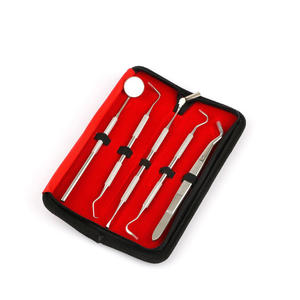 ชุดเครื่องมือทันตกรรมทำจากเหล็กกล้า สำหรับทำความสะอาดฟัน พร้อมกล่องหนัง ได้รับการรับรองมาตรฐาน CE ระดับ II รับประกัน 1 ปี โดย Dentavex - Product Image 6