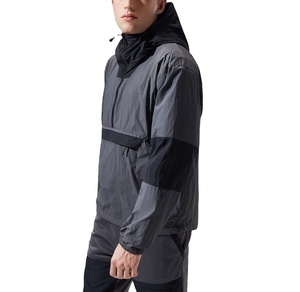 เสื้อแจ็คเก็ตกันลมแบบแห้งเร็วสำหรับผู้ชายไซส์ใหญ่  รับผลิตตามแบบ OEM พร้อมโลโก้  ระบายอากาศได้ดี กันน้ำ  ชุดกีฬา  พร้อมซิปปิด  ดีไซน์สำหรับกิจกรรมกลางแจ้ง - Product Image 4