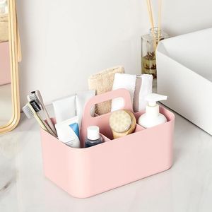 Multi-Use Stackable <b>Plastic</b> Caddy Organizer Handle Stationery Pen Holder for Art Craft Supplies Office Desk <b>Bin</b> <b>Storage</b> - Product Image 3