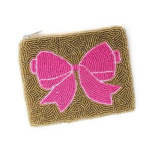 Custom Handmade Beaded Embroidered Coin Purse <b>Bee</b> Design Soft Durable Eco-Friendly Zipper <b>Gift</b> Pouch for Women Girls Wholesale - Product Image 6