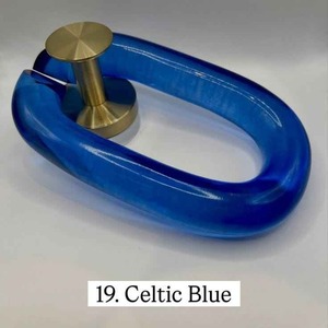 Handcrafted Color Resin Chain Link <b>Wall</b> Hanging <b>Decorative</b> Accent for Contemporary Interior Spaces - Product Image 1