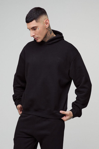 2026 New Arrival Slim Fit Tracksuit <b>Men</b> Casual Sports Jogging Suit 400gsm Street wear <b>Pullover</b> Custom Logo Autumn - Product Image 5