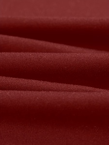 Ensemble sweat-shirt sans manches à capuche pour homme, couleur unie, en molleton bouclette, décontracté, pour l'été, short noir, haut bordeaux, tricoté, respirant - Product Image 2