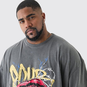 Camiseta de Alta Calidad para Hombre, Estilo Urbano, 100% Algodón, Estilo Vintage, con Diseño Gráfico Personalizado Glo Gang, 2026 - Product Image 6