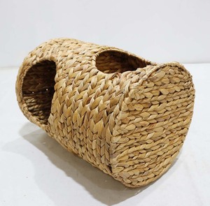 Cama Cueva para Gatos de 2 Niveles de Jacinto de Agua Natural con Cojines Lavables, Mueble Ecológico para Mascotas para Sala de Estar, para Todas las Estaciones - Product Image 5