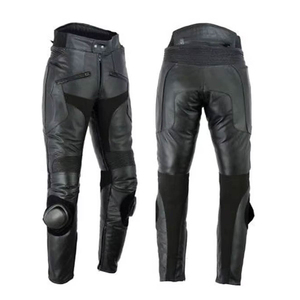 Pantalon de moto pour homme blanc, bleu et orange avec protections aux genoux, imprimé par sublimation, respirant, pour motard - Product Image 1