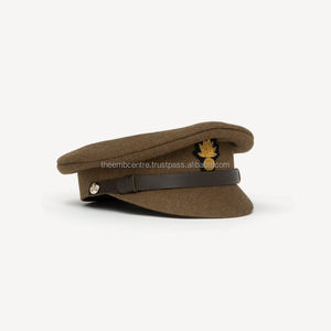 Casquette blanche uniforme de haute qualité avec insigne de lingot casquettes en gros prix bon marché personnalisé à vendre - Product Image 1