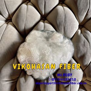 Vikohasan 15D HD Blanc 100% Fibre de Polyester Courte Douce Creuse Non-Siliconée pour Rembourrage Intérieurs de Voiture Filé à la Machine Recyclé - Product Image 6