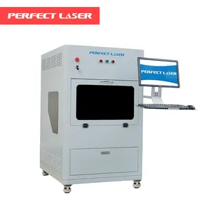 Portable 3D optical crystal Co2 laser enclosed engraving machine trophy, table, key chain crystal engraving