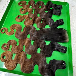 Calidad superior 100% cabello humano vietnamita doble dibujado diferentes colores cinta para cutículas Ins extensiones de cabello crudo cuerpo ondulado - Product Image 3