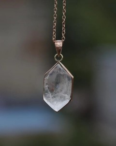 Natural Clear Quartz Pendant Necklace Adjustable 14 To 24 Inches Crystal Stone Jewelry Handmade Gift Fashion - Product Image 2