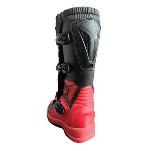 Chaussures de course moto professionnelles unisexes en cuir, bottes de moto élégantes et protectrices, design touring, support en polyester - Product Image 2