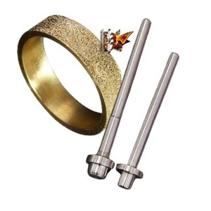 หมุดตอกเครื่องประดับสีทองและเงินทรงแปดเหลี่ยมจุดเดียวพร้อมพื้นผิวหมองคล้ำสำหรับพื้นหลังเป็นเครื่องประดับแบบเข็ม - Product Image 1