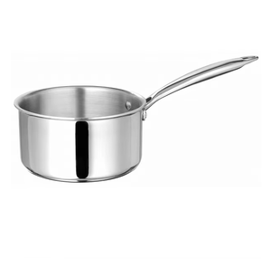 Top Selling 18cm Stainless Steel Triply Saucepan 304 Grade with <b>Lid</b> Even Heat Distribution for Home Cooking and Professional Kit - Product Image 5