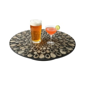ถาดหมุนฝังเปลือกหอยกาบปะการัง - Product Image 3