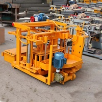 Chine petite matrice ciment hydraulique pavé creux brique pose bloc machine automatique 8 pouces bloc de ciment presse faisant la machine