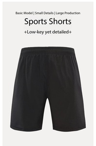 OEM Customized Logo Embroidery Mens Summer Oversized Loose Fit Solid Color Sports Running Breathable Plus Size Mens <b>Shorts</b> - Product Image 3