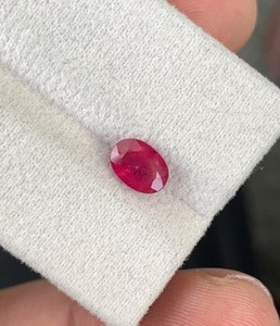 Zircon naturel du Rajasthan, chauffé, rouge rosé, pierre précieuse en vrac, facetté, style Art Déco, plaqué argent, pour la fabrication de bijoux de mariage et de fiançailles, juillet - Product Image 3